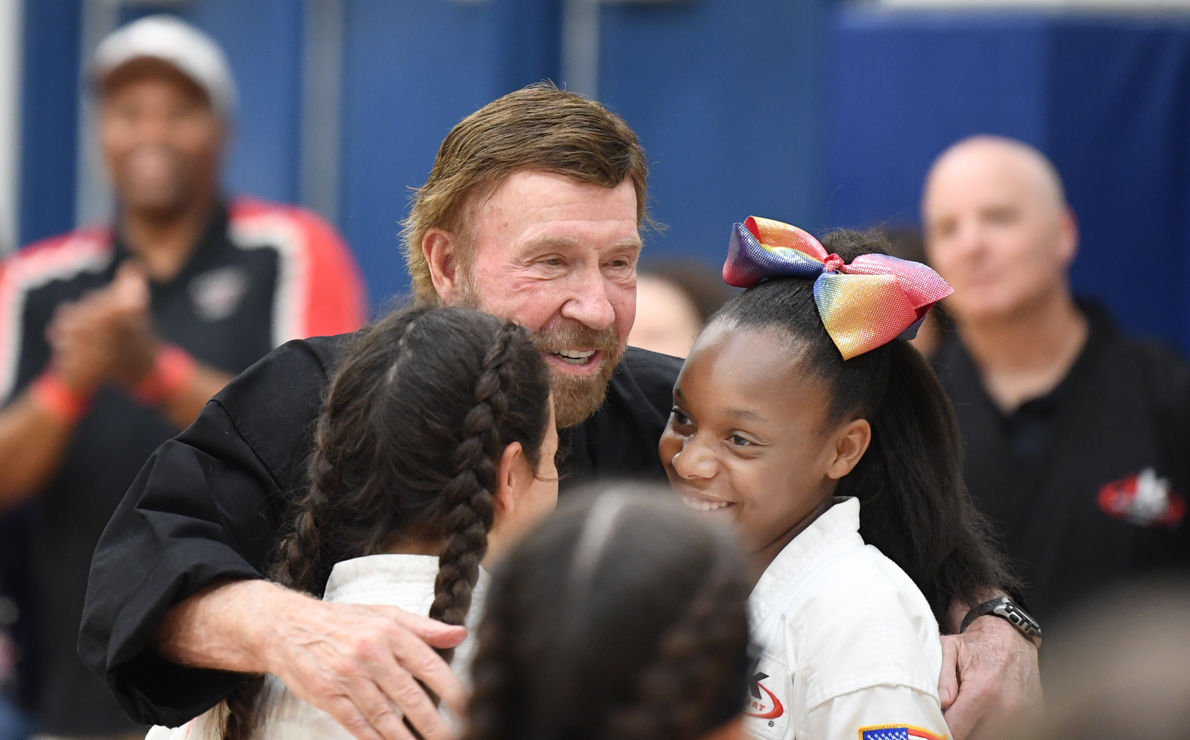 Chuck Norris Belt Ceremony